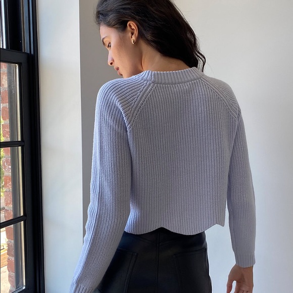 Wilfred Aritzia Sardou Sweater IN BURGUNDY - Picture 2 of 4